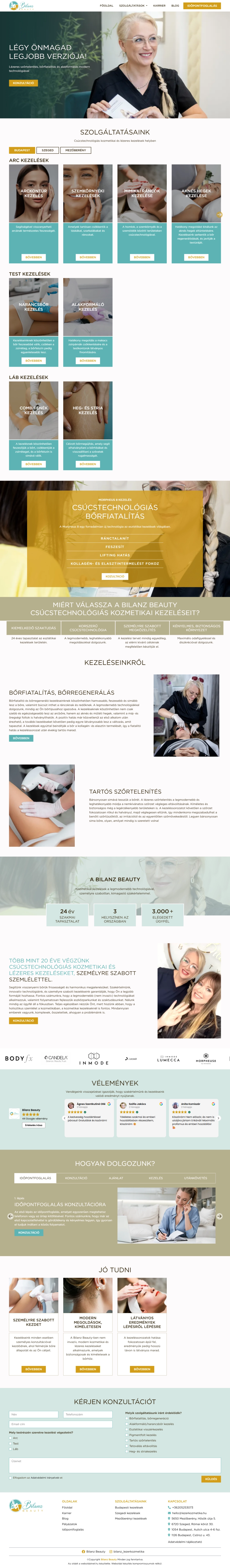 Bilanz Beauty Asztali nézet