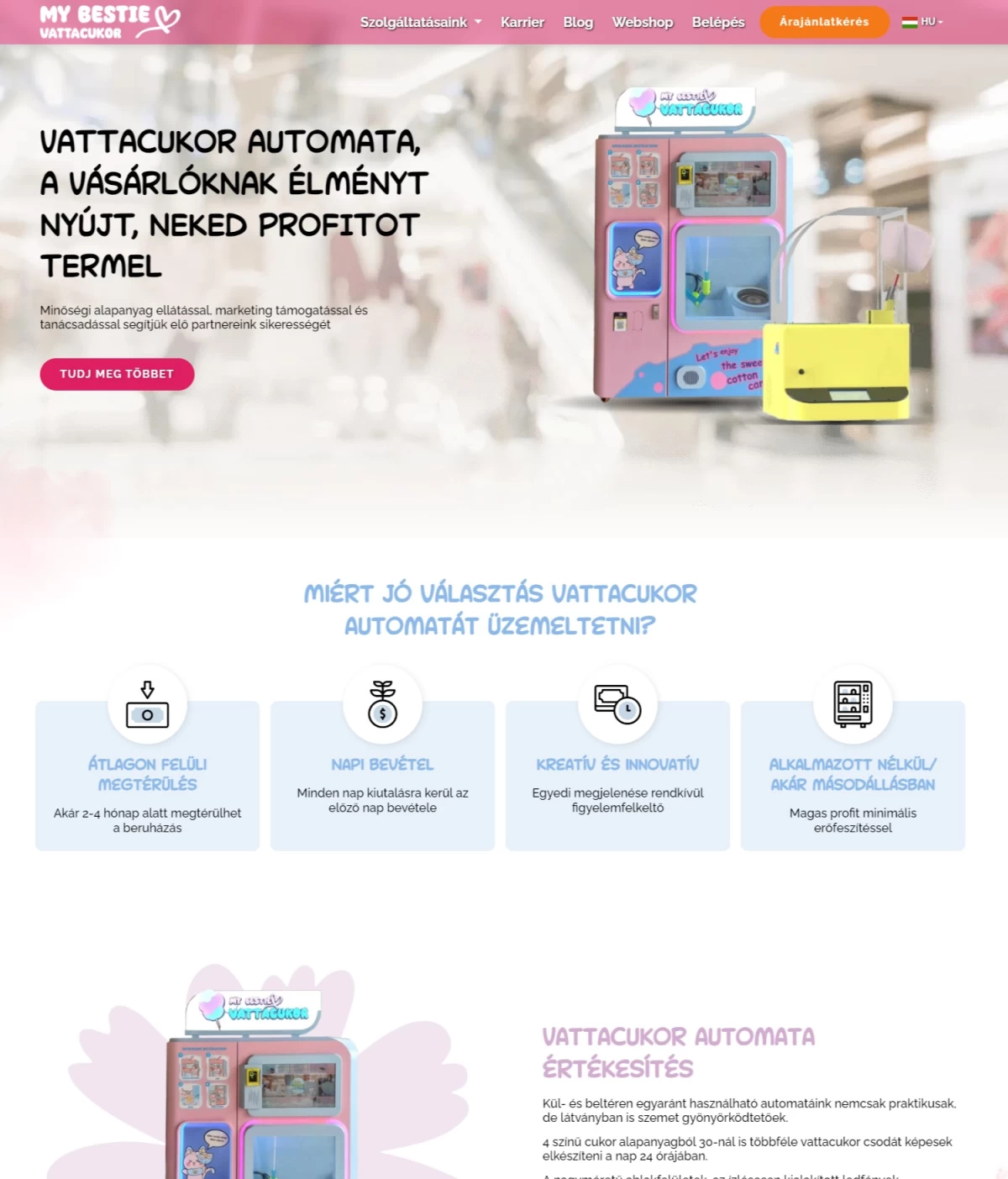 My Bestie Vattacukor Weboldaláról egy asztali képernyő fotó