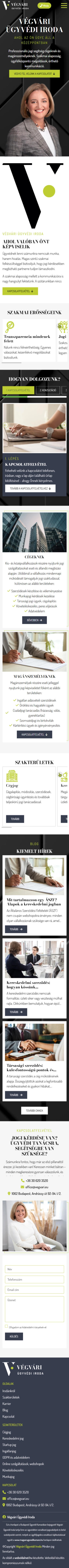 Végvári Ügyvédi iroda Mobil nézet